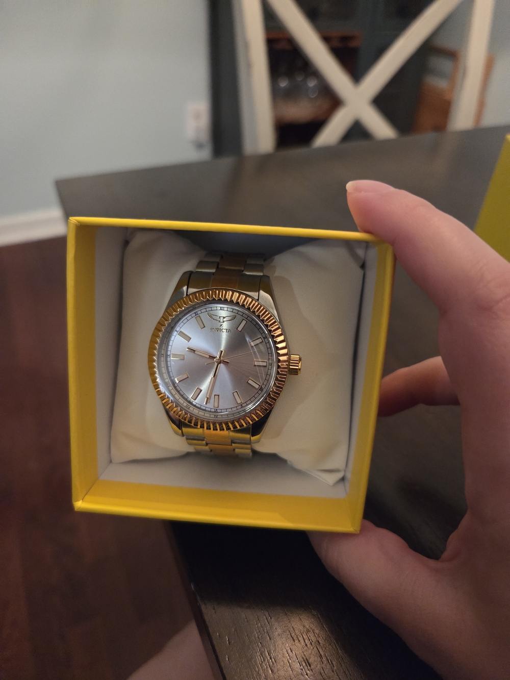 Invicta Gold-Tone Men's Wristwatch - Stainless Bracelet